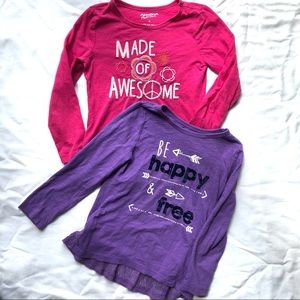 Arizona Jean Co Size 5T Girls Ling Sleeve T-shirts